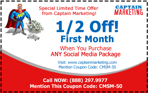 50% off Social Media Coupon